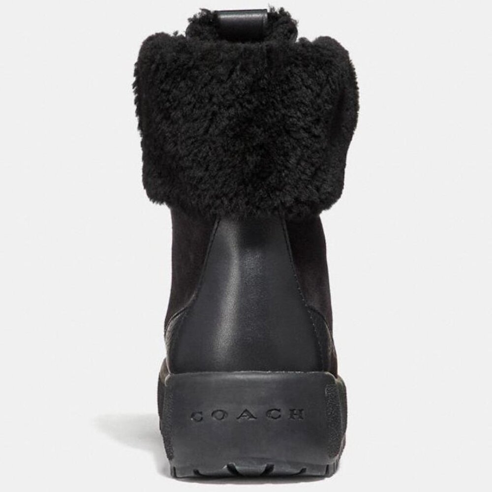 Coach Tyler Fold Over Shearling Weatherproof Boot - Picture 5 of 6
